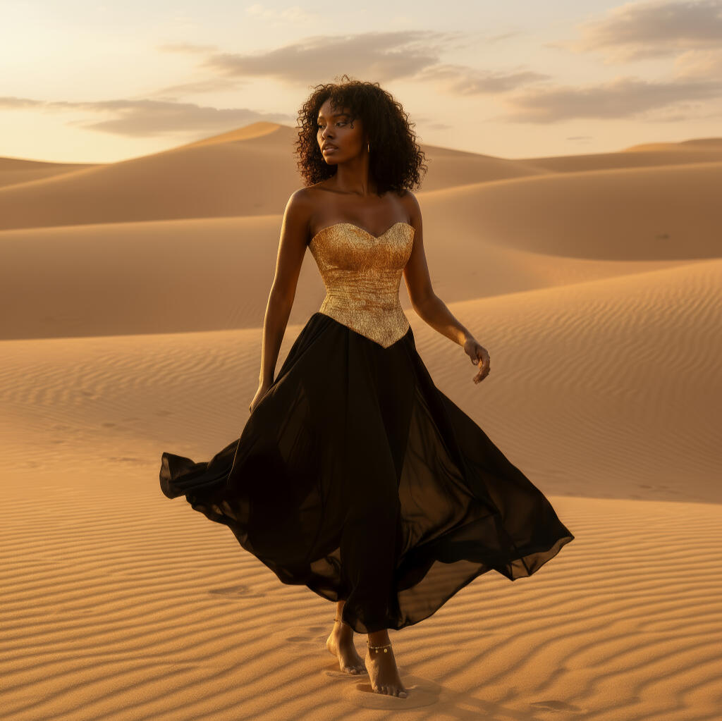 AI Fashion Visual Mock Up for Corsetbysl